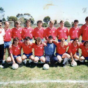 1991 - Avala Team at Karadjordje Cup Melbourne - Dane Blanusa (right)